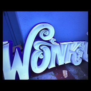 Vintage Wonka Candy Sign. One of a kind!!!